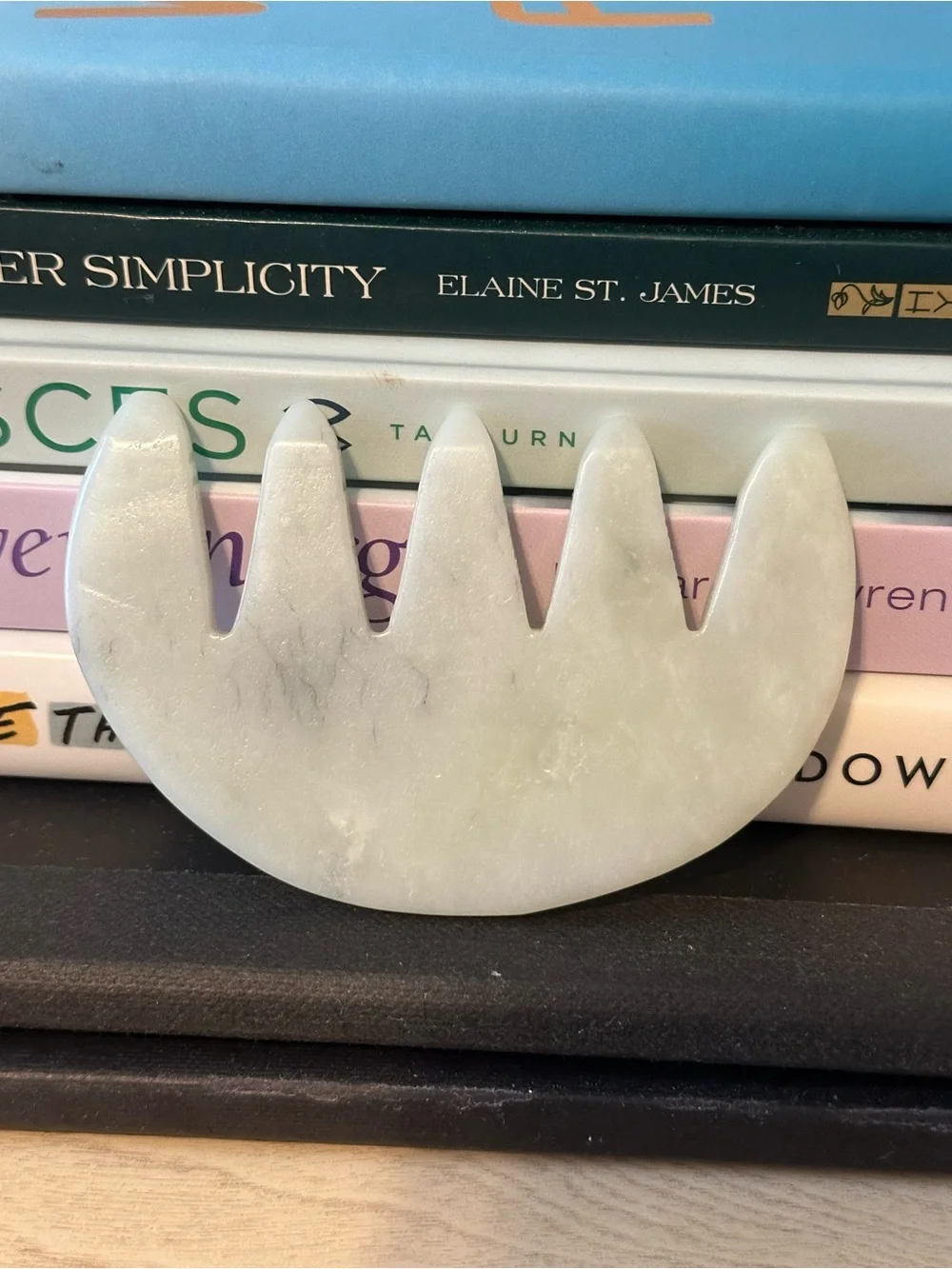 Light Greed Jade Scalp Guasha NWOT